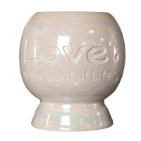 Aroma 'Love Is The Light Of Life' Electric Ceramic Wax Melt Warmer Extra Image 1 Preview